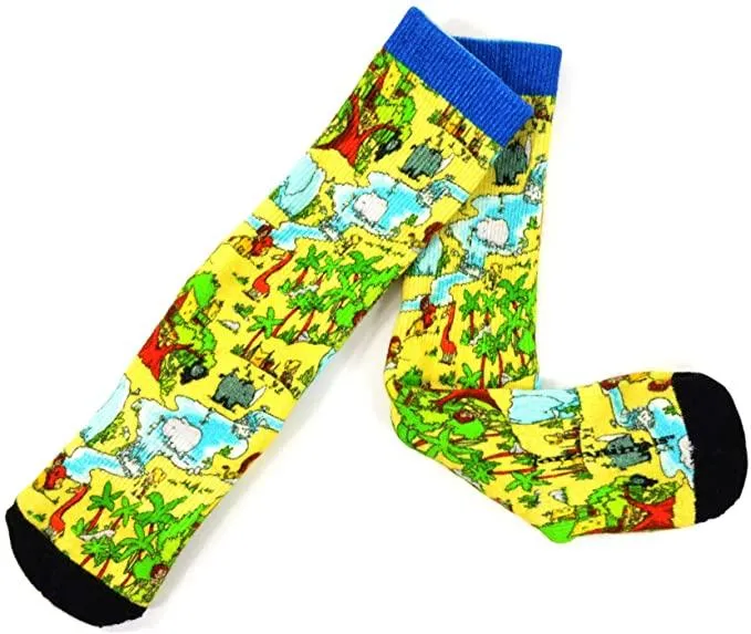 3 Pair Adult Jungle Fun Bamboo Crew Socks