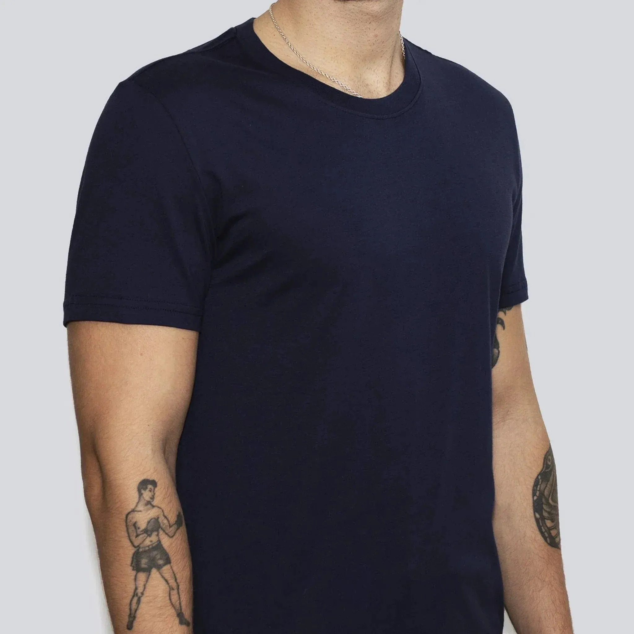 5 Pack | Men’s T-Shirts, Recycled Cotton, Midnight