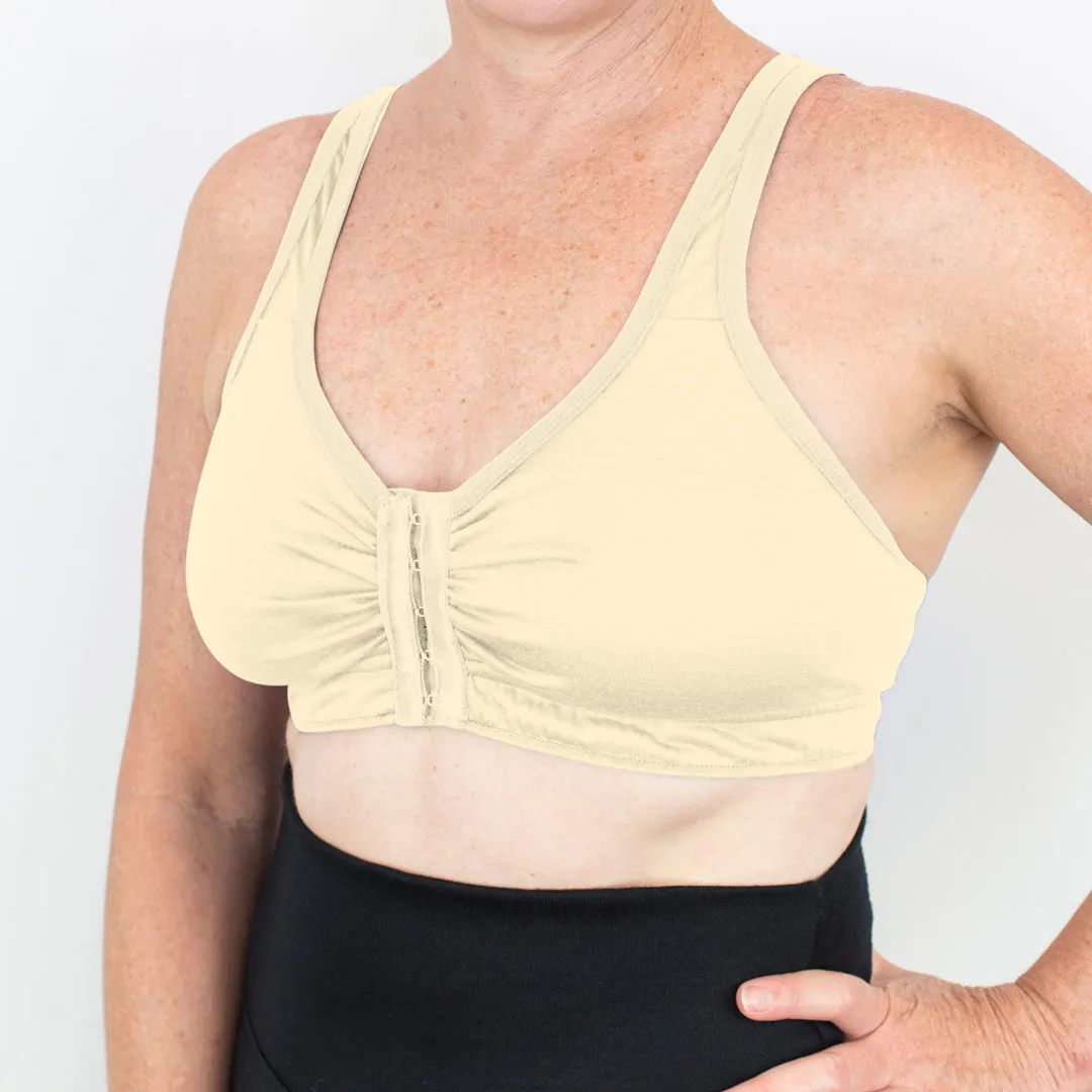 #623 Front Opening Merino Bra