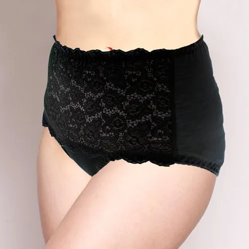 #692L Lace Full Merino Brief