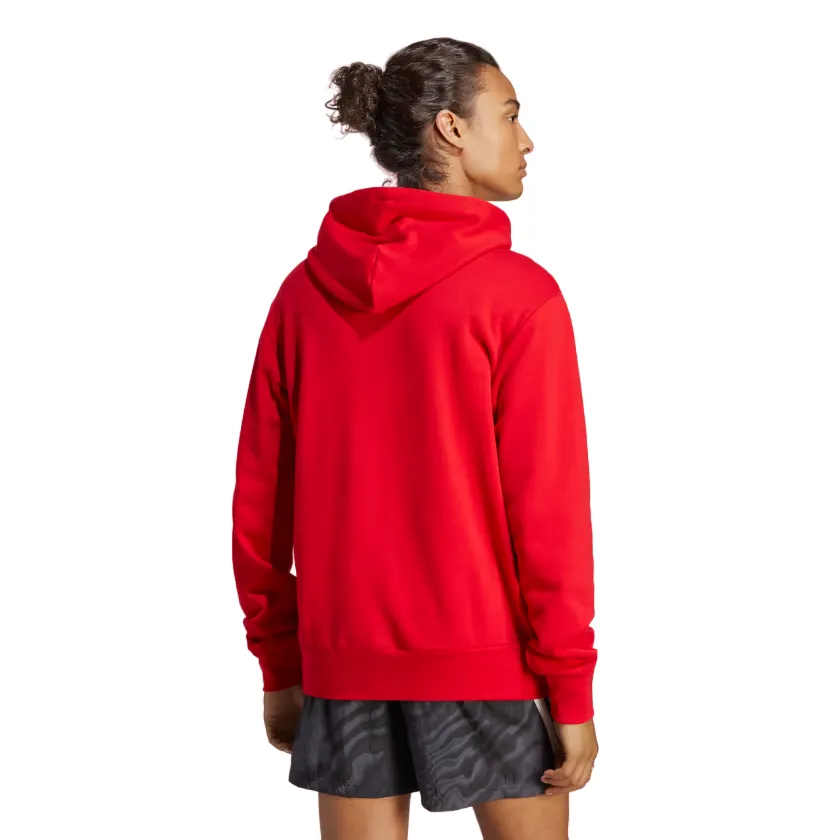 Adidas Essentials Big Logo men's hoodie IC9365 red