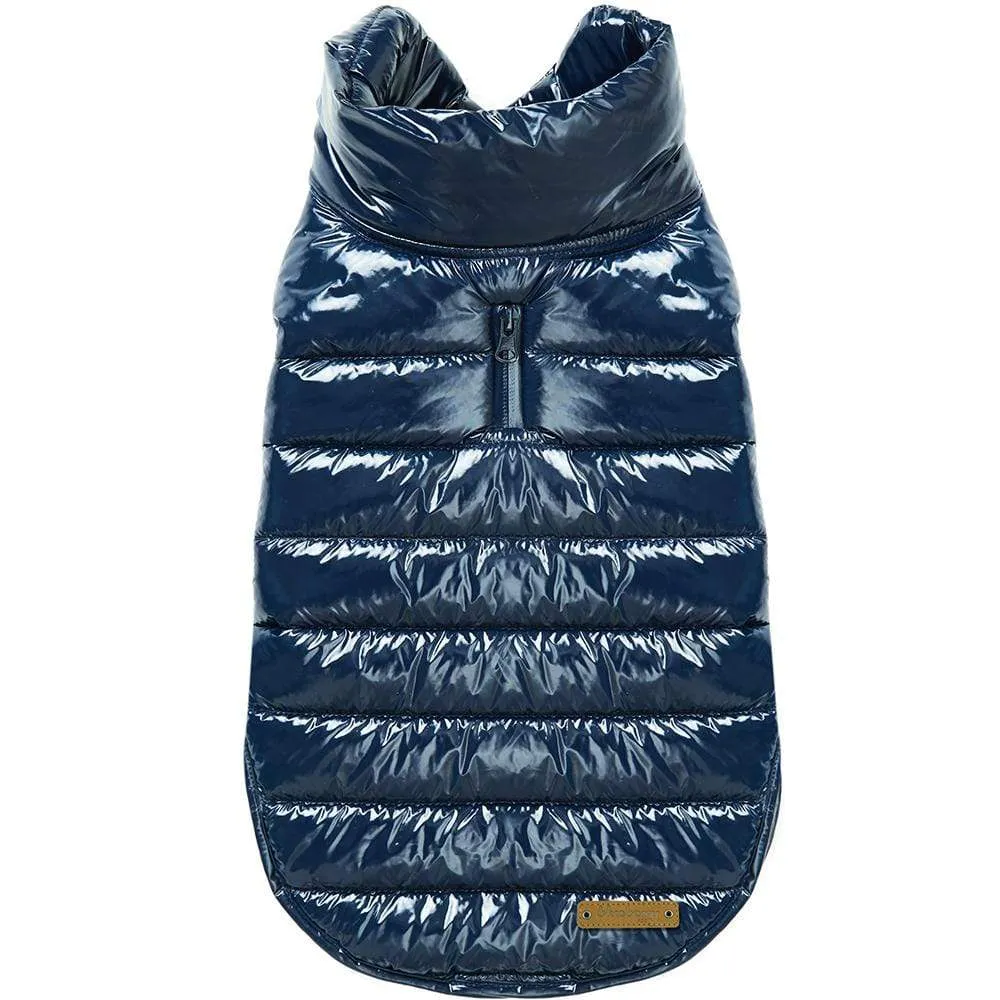 All-weather Quilted Glossy Dog Puffer Jacket