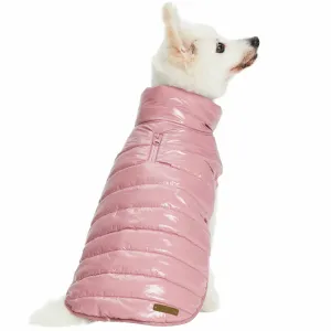 All-weather Quilted Glossy Dog Puffer Jacket