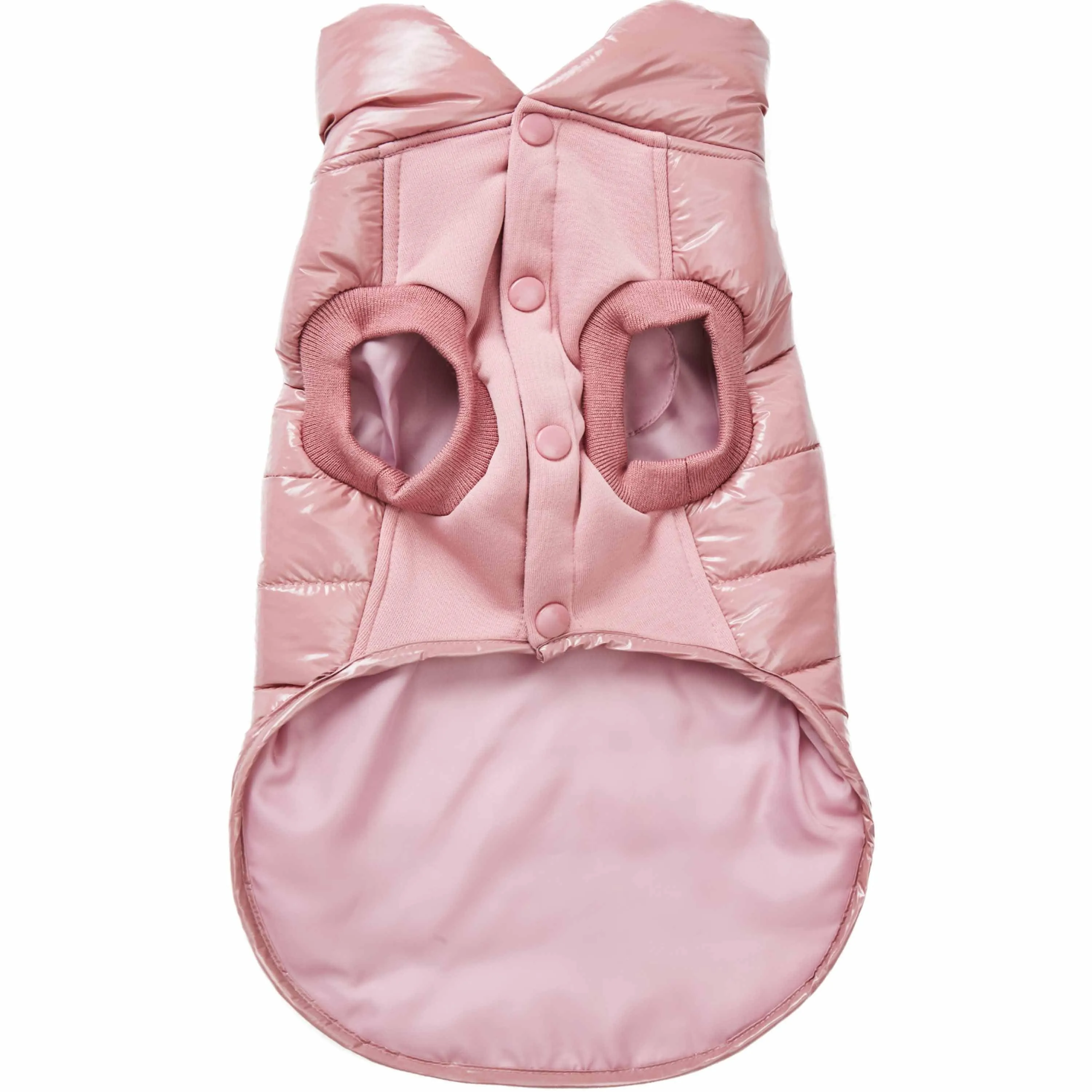 All-weather Quilted Glossy Dog Puffer Jacket