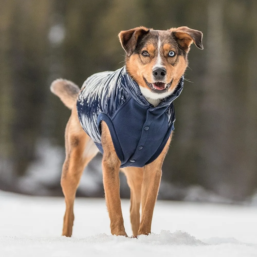 All-weather Quilted Glossy Dog Puffer Jacket