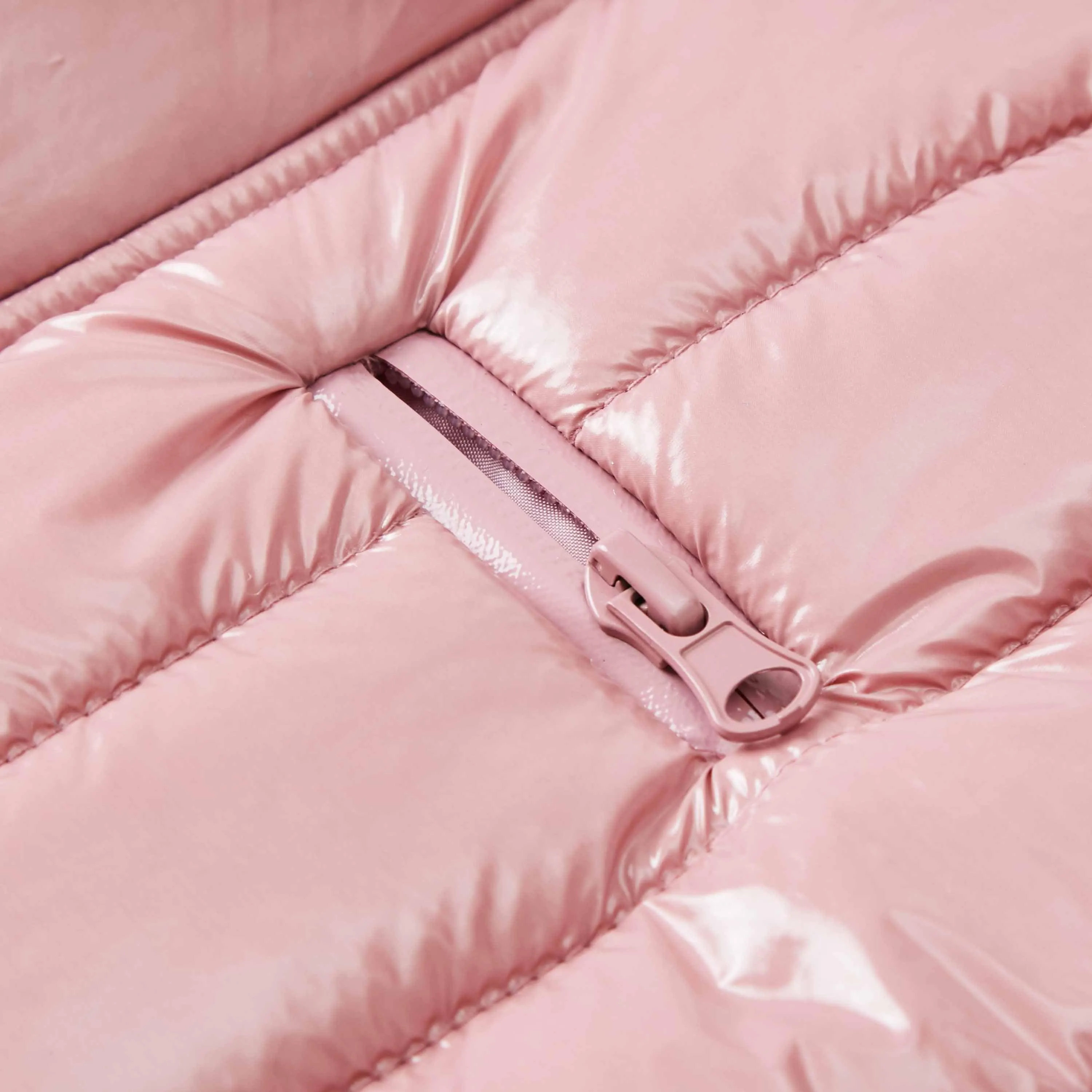 All-weather Quilted Glossy Dog Puffer Jacket