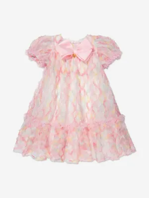 Angels Face Girls Kriskross Dress in Multicolour