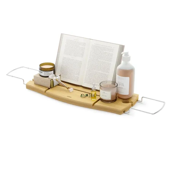 Aquala Bathtub Caddy - Natural / Walnut