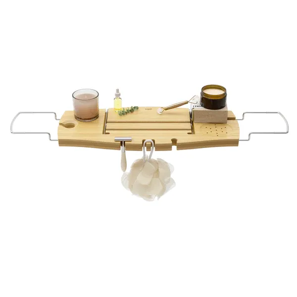 Aquala Bathtub Caddy - Natural / Walnut