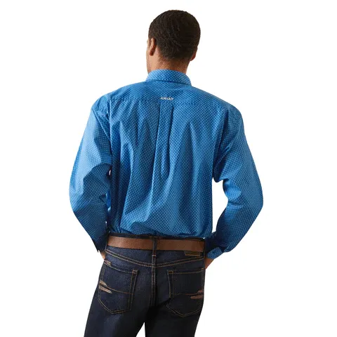 Ariat Men's Lloyd Blue Classic Fit Long Sleeve Shirt