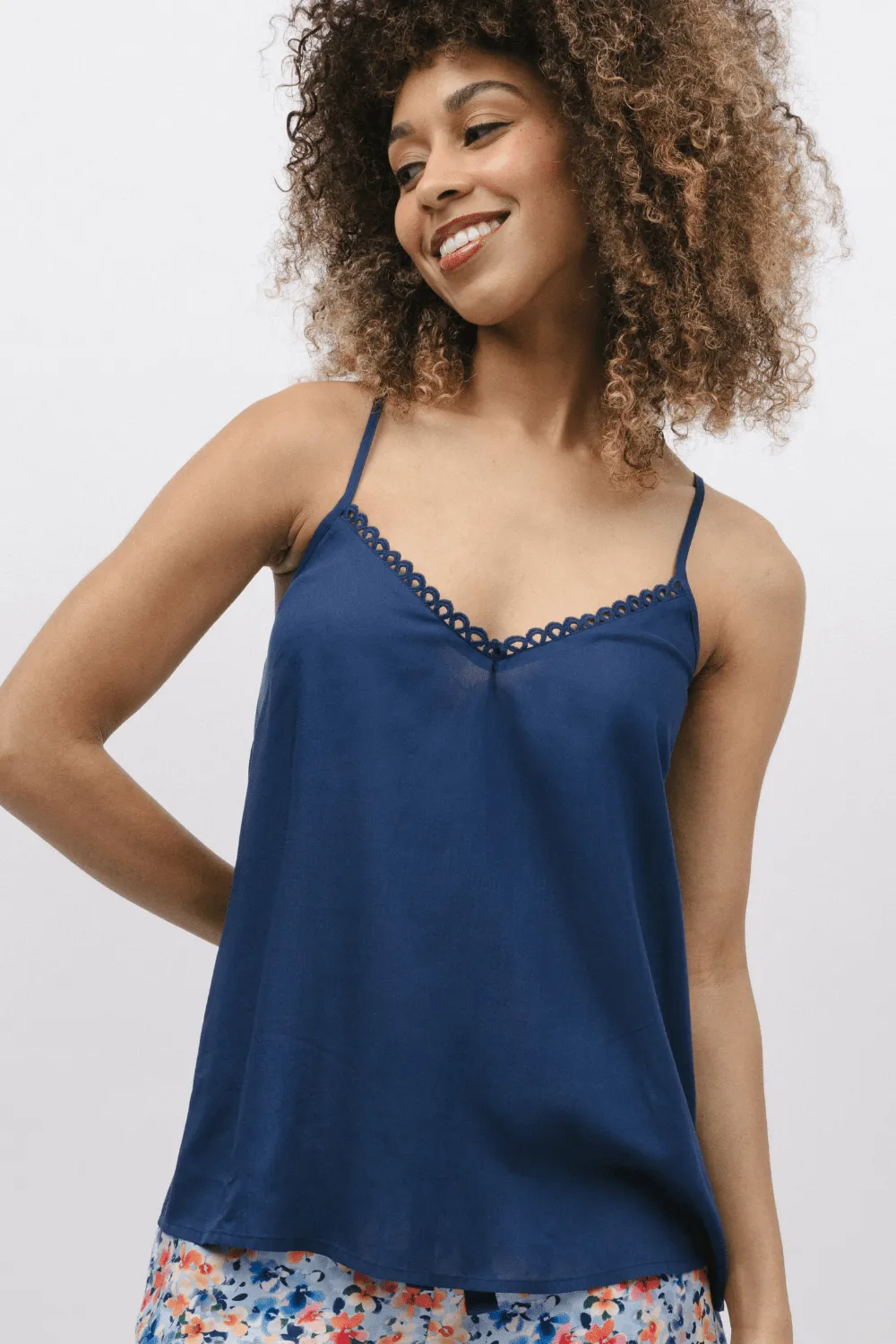 Bea Modal Camisole Dark Blue