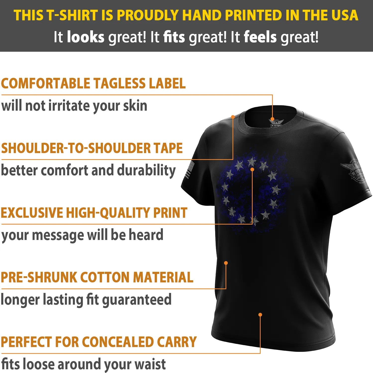 Betsy Ross Flag 2.0 Short Sleeve Shirt