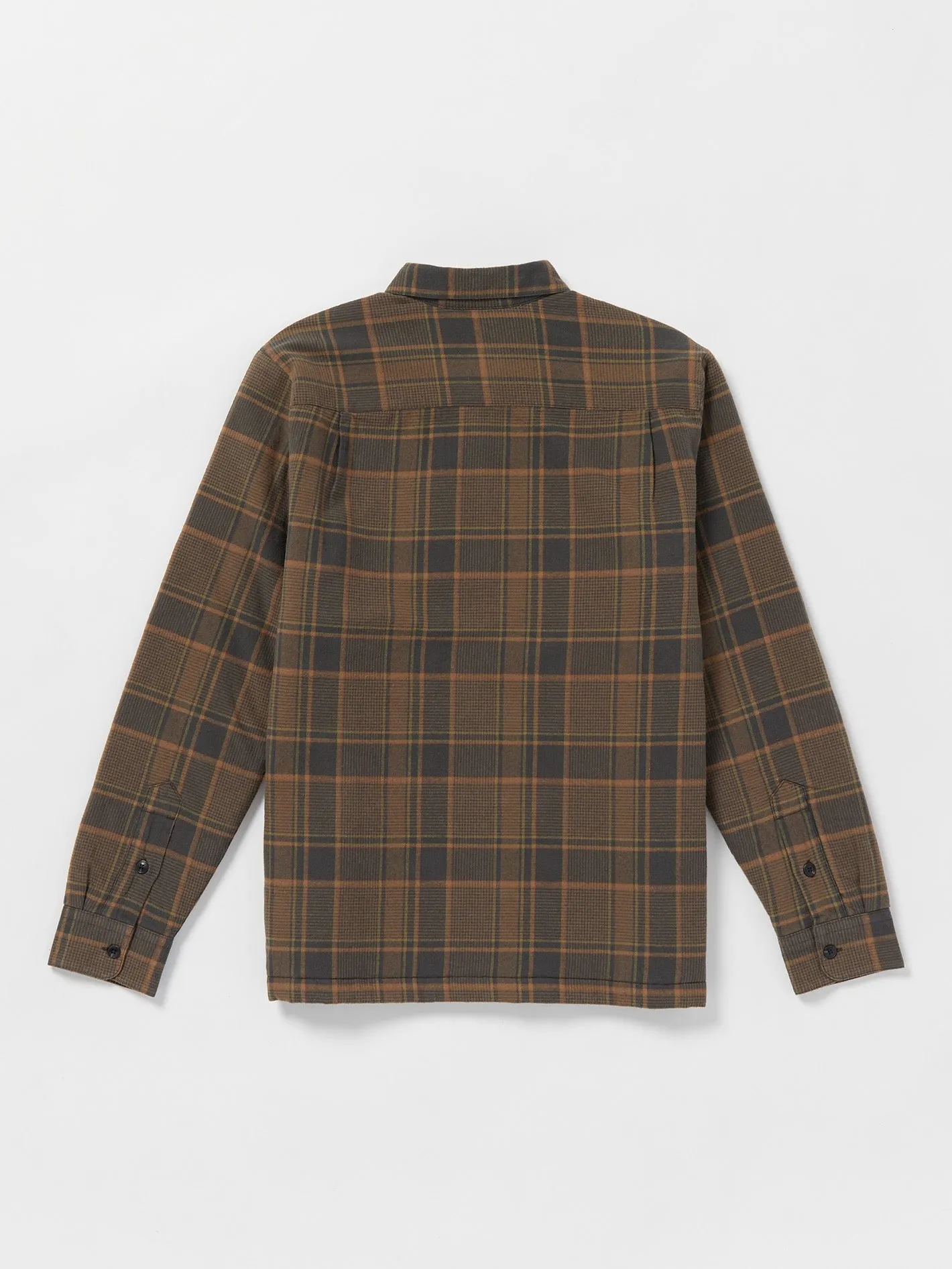 Brickstone Lined Flannel Long Sleeve Shirt - Mud