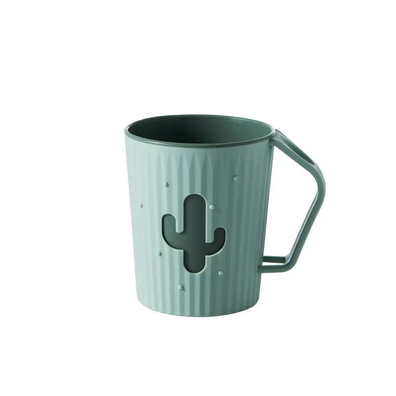 Cactus Plastic Toothbrush Cup, HG0089