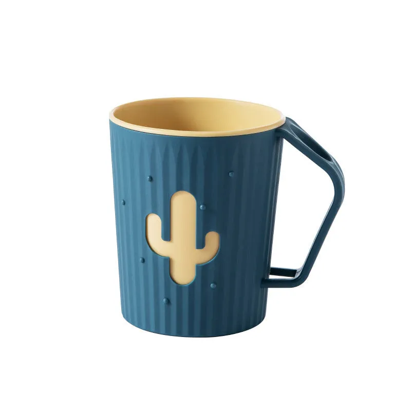 Cactus Plastic Toothbrush Cup, HG0089