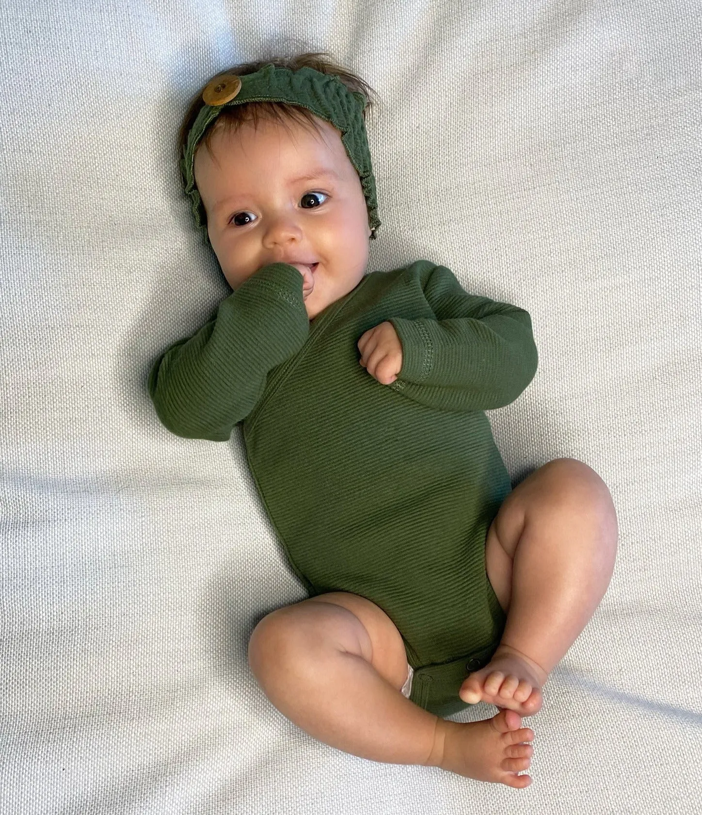 Corduroy Wrap Bodysuit