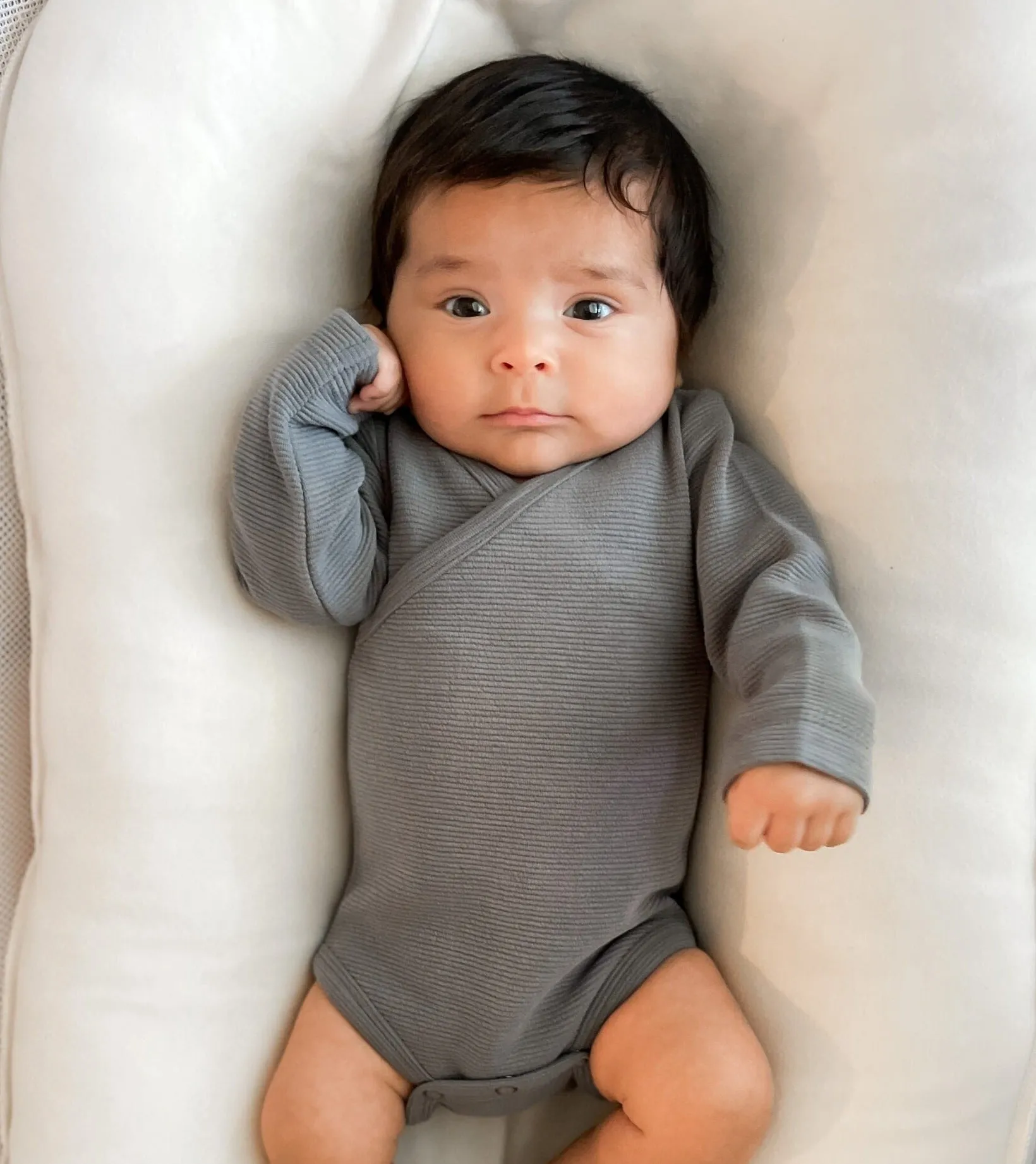 Corduroy Wrap Bodysuit