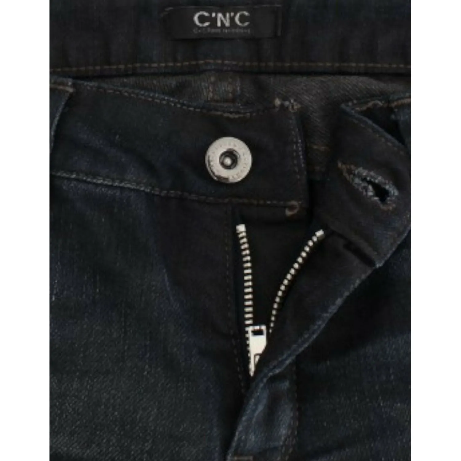 Costume National Chic Superskinny Blue Denim Jeans