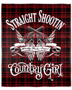 Country Girl® Straight Shootin 50" x 60" Minky Blanket