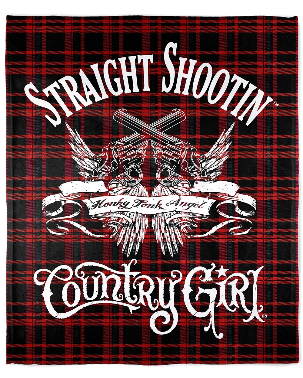 Country Girl® Straight Shootin 50" x 60" Minky Blanket