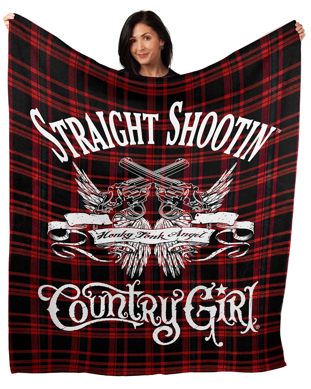 Country Girl® Straight Shootin 50" x 60" Minky Blanket