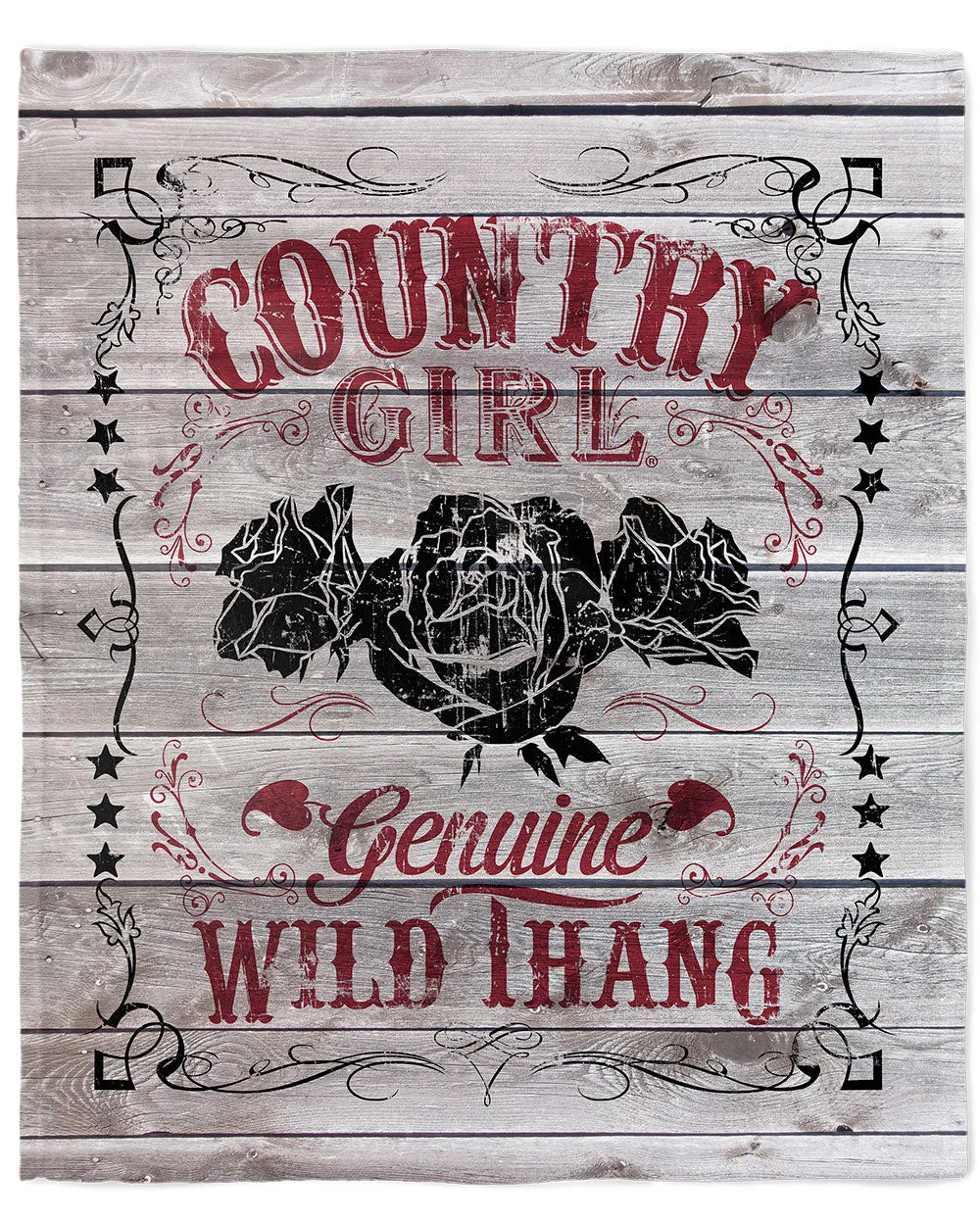 Country Girl® Wild Thang 50" x 60" Minky Blanket