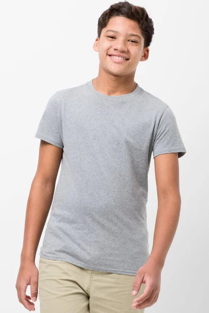 Crew Neck T-Shirt Grey Melange