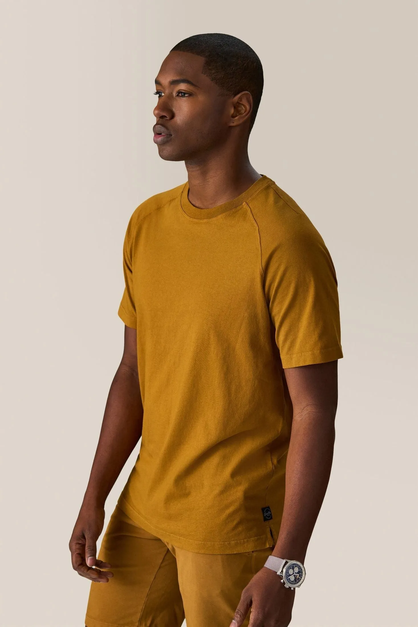 Crew Tee | Textured Cotton Jersey