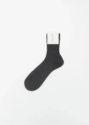 English Socks in Dark Grey by Maria La Rosa