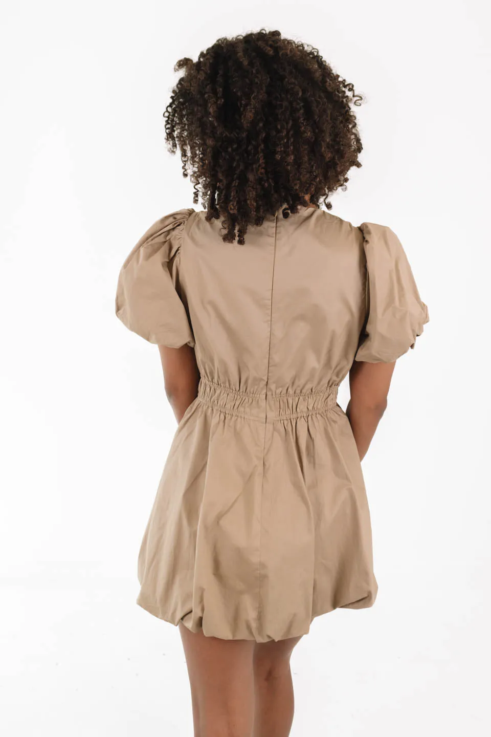 Falling Hard Dress - Khaki