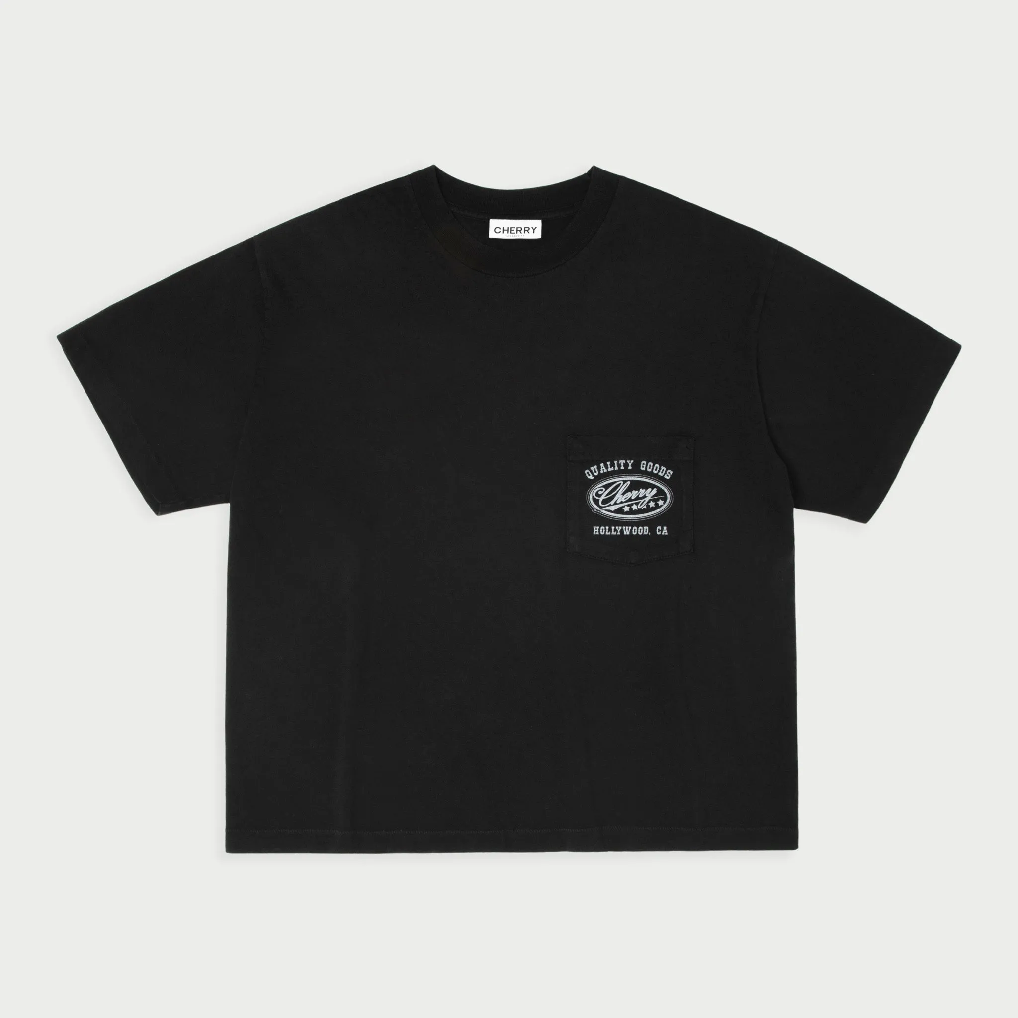 Five Star Boxy Pocket Tee (Vintage Black)