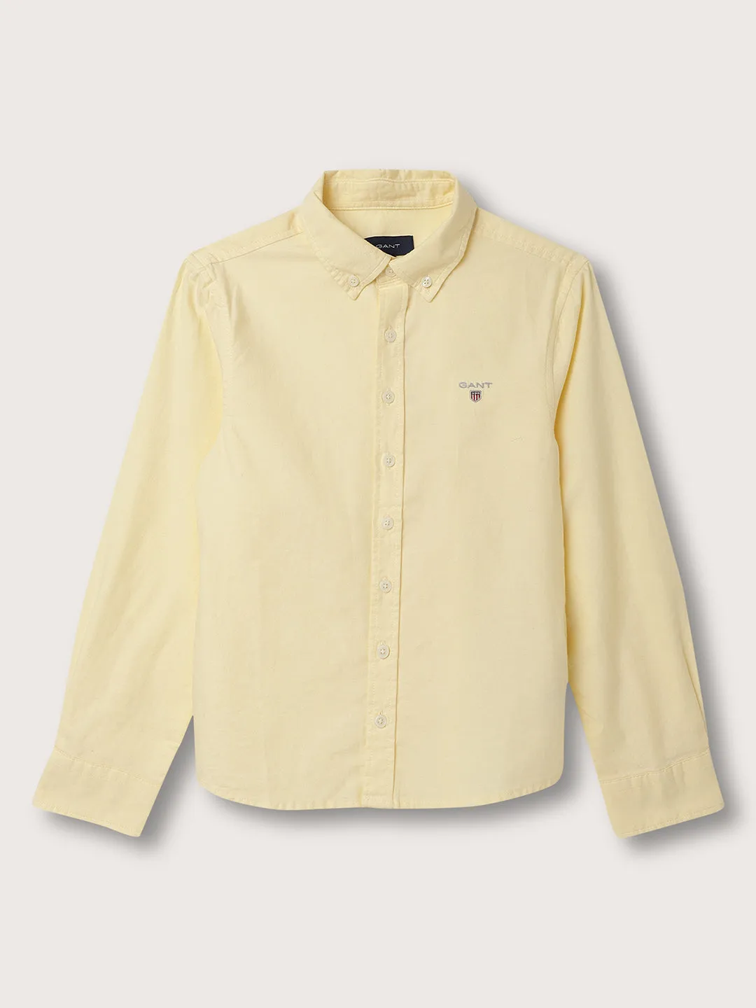 Gant Kids Yellow Regular Fit Shirt