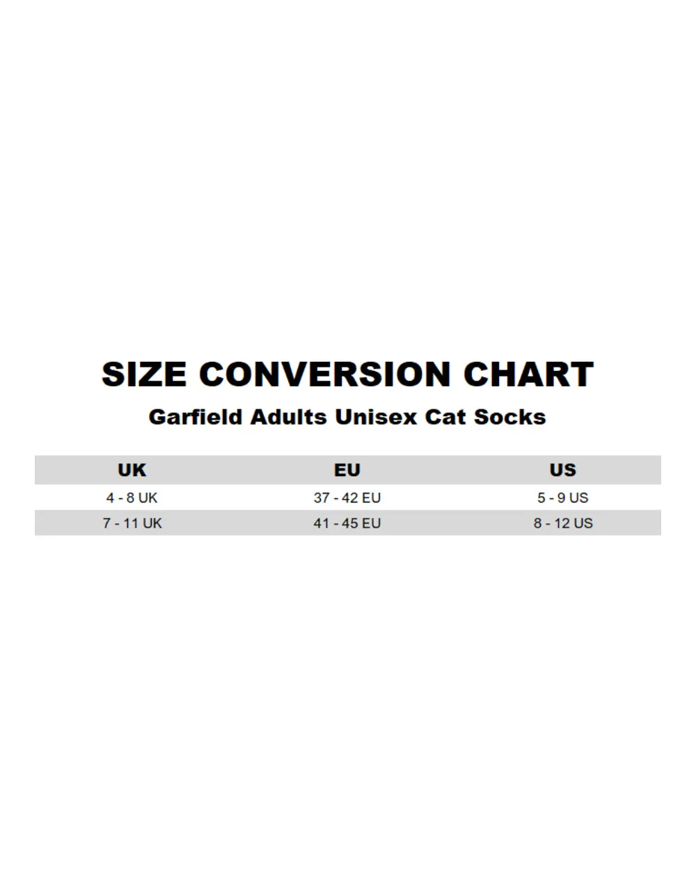 Garfield Garfield Unisex Orange Calf Socks Set of 3