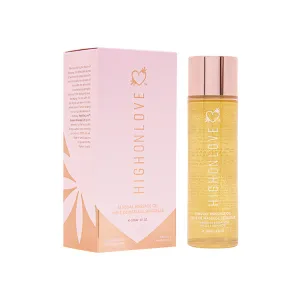 High On Love Strawberries & Champagne Massage Oil