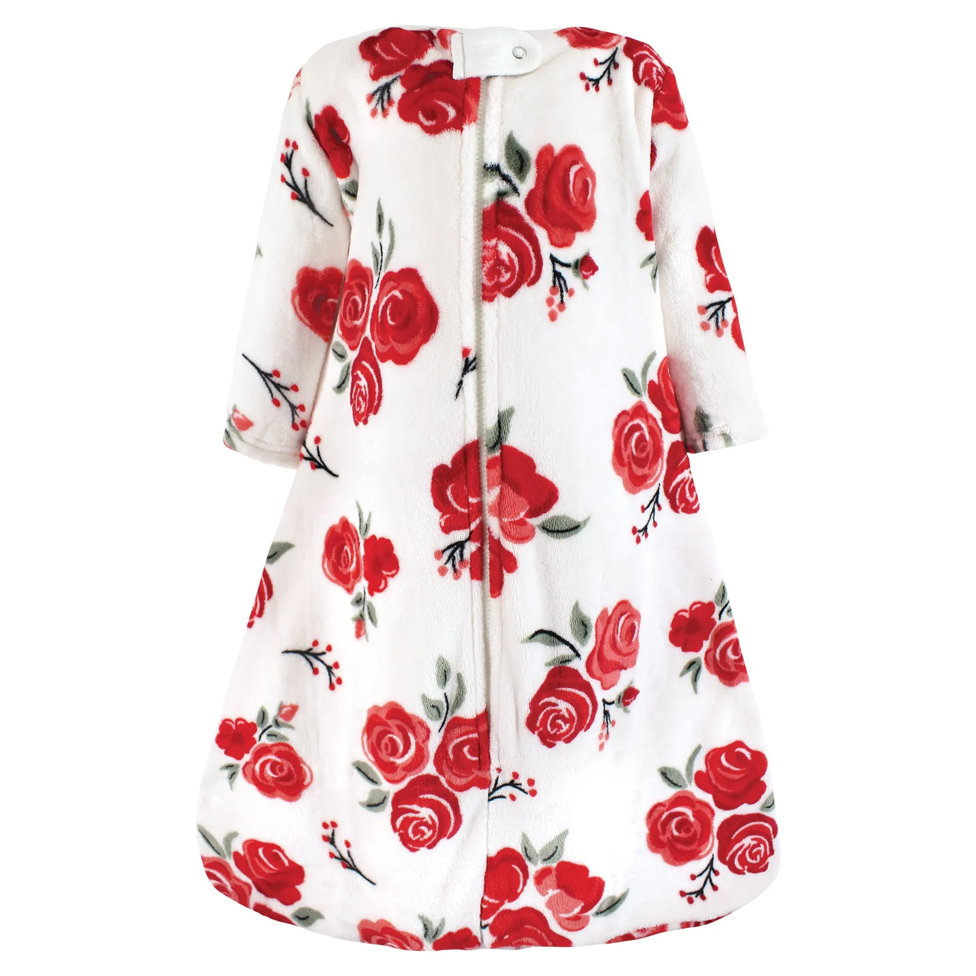 Hudson Baby Plush Sleeping Bag, Sack, Blanket, Red Rose