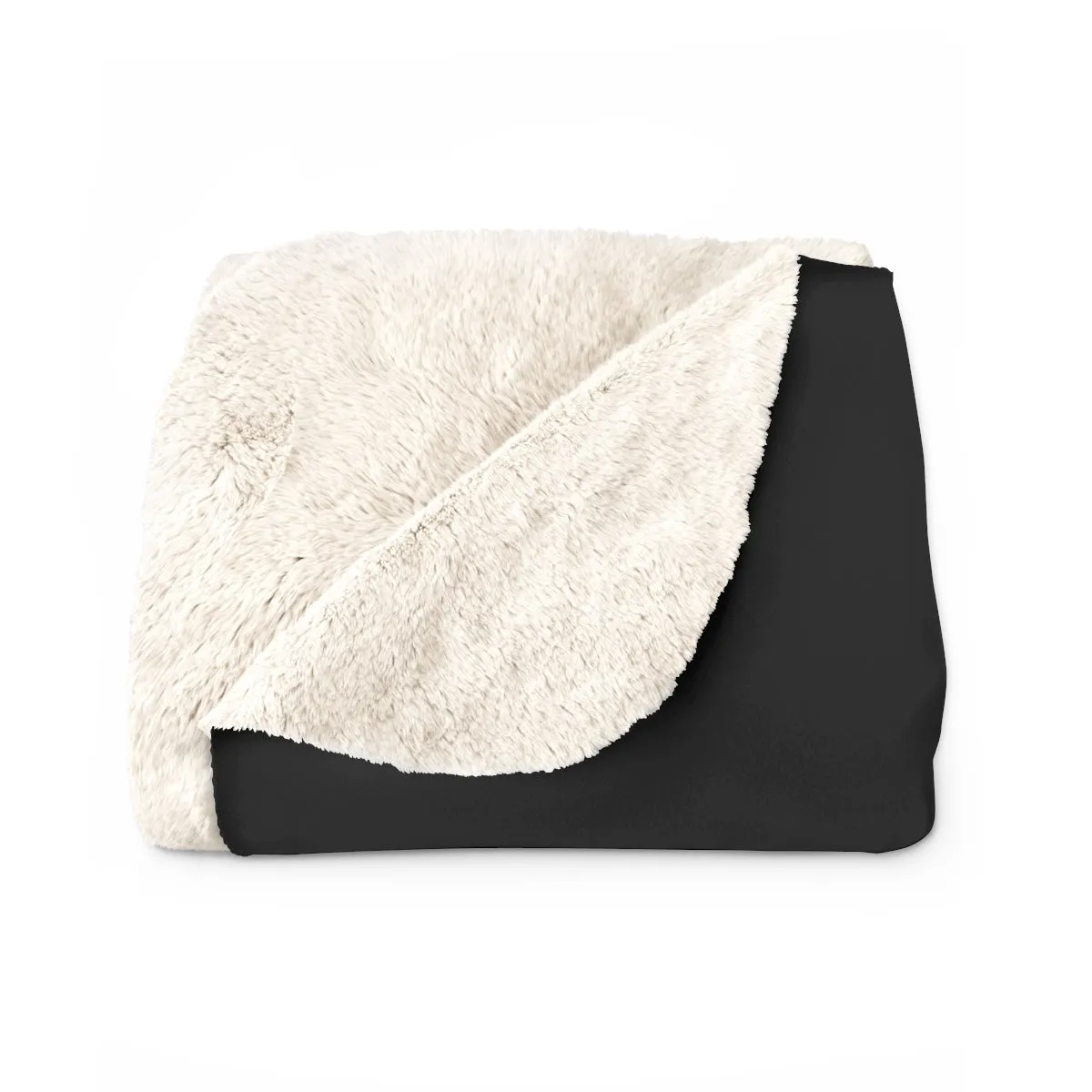 IAC  Home & Livings- Blankets  / Sherpa Fleece Blanket / I am worthy white with pink centered