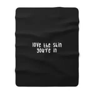 IAC  Home & Livings- Blankets / Sherpa Fleece Blanket / Love the skin i_m in black