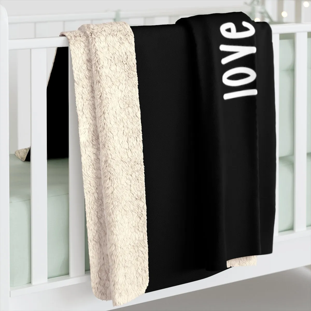 IAC  Home & Livings- Blankets / Sherpa Fleece Blanket / Love the skin i_m in black