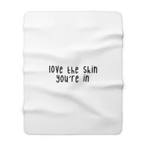 IAC  Home & Livings- Blankets  / Sherpa Fleece Blanket / Love the skin i_m in black