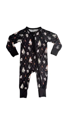 In My Jammers X Karrie Locher Never Ghost You Zipper Romper