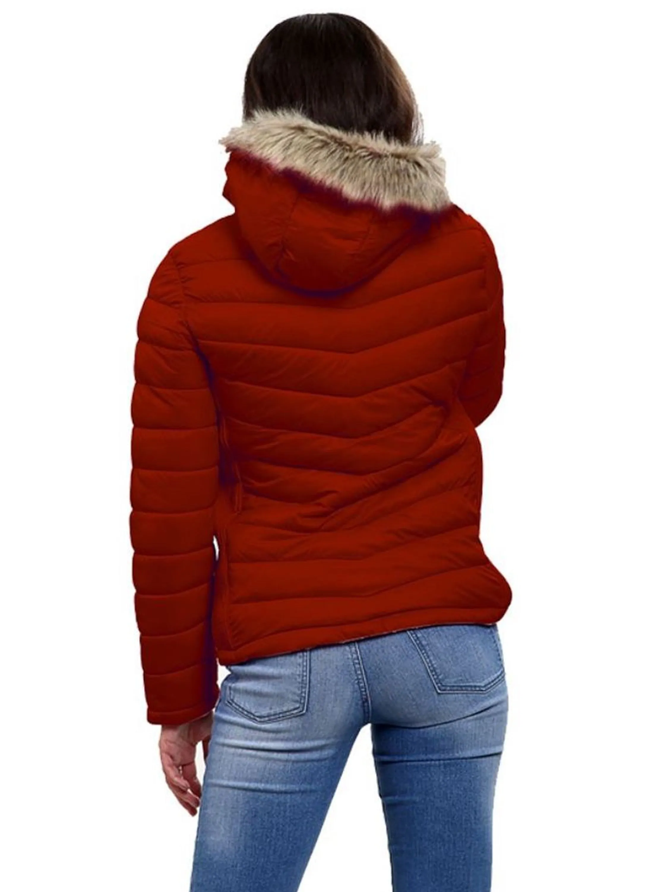 Kruze | Womens Hooded Puffer Jacket