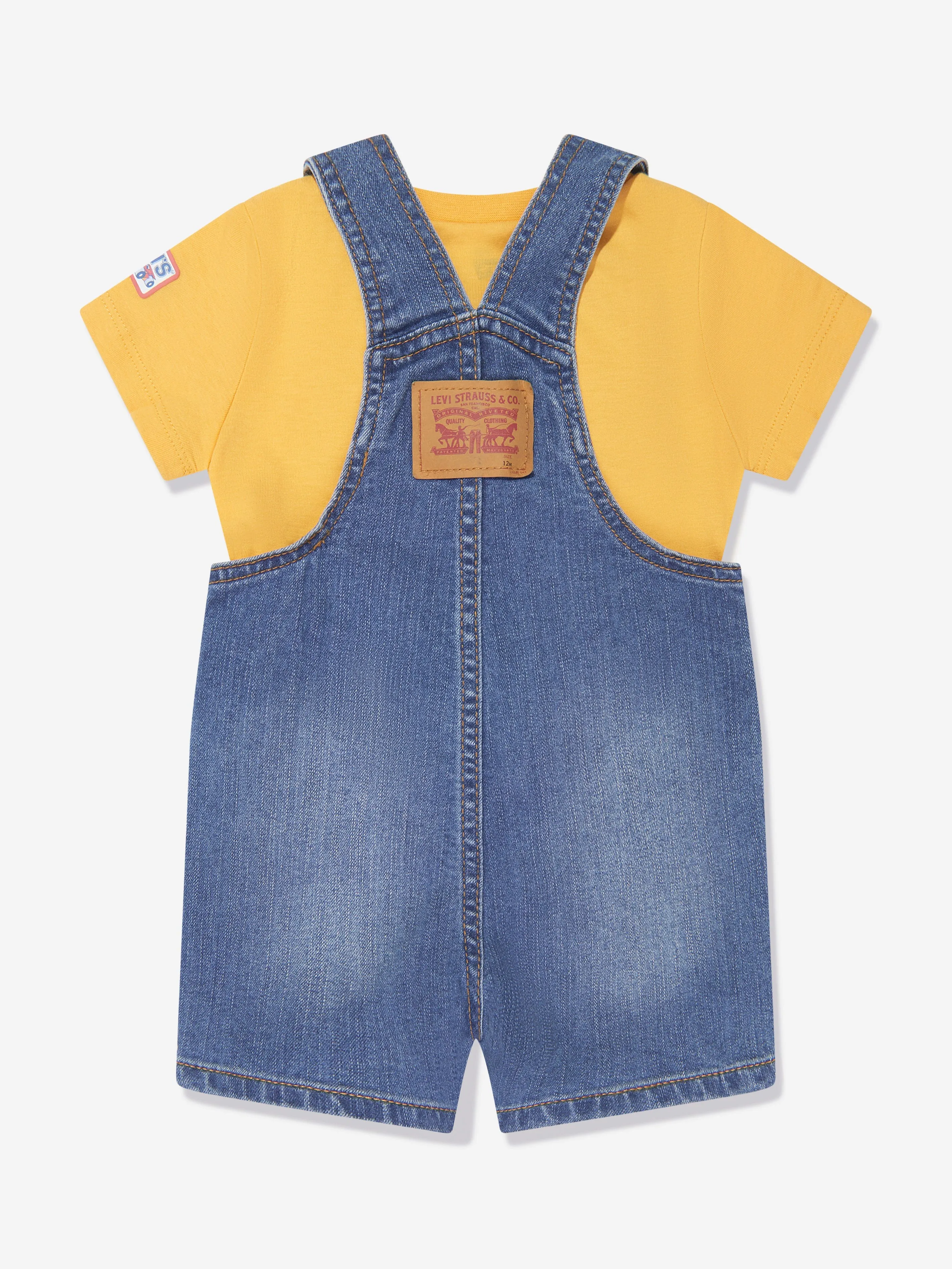 Levi's Baby Boys Racer Shortall Set in Orange