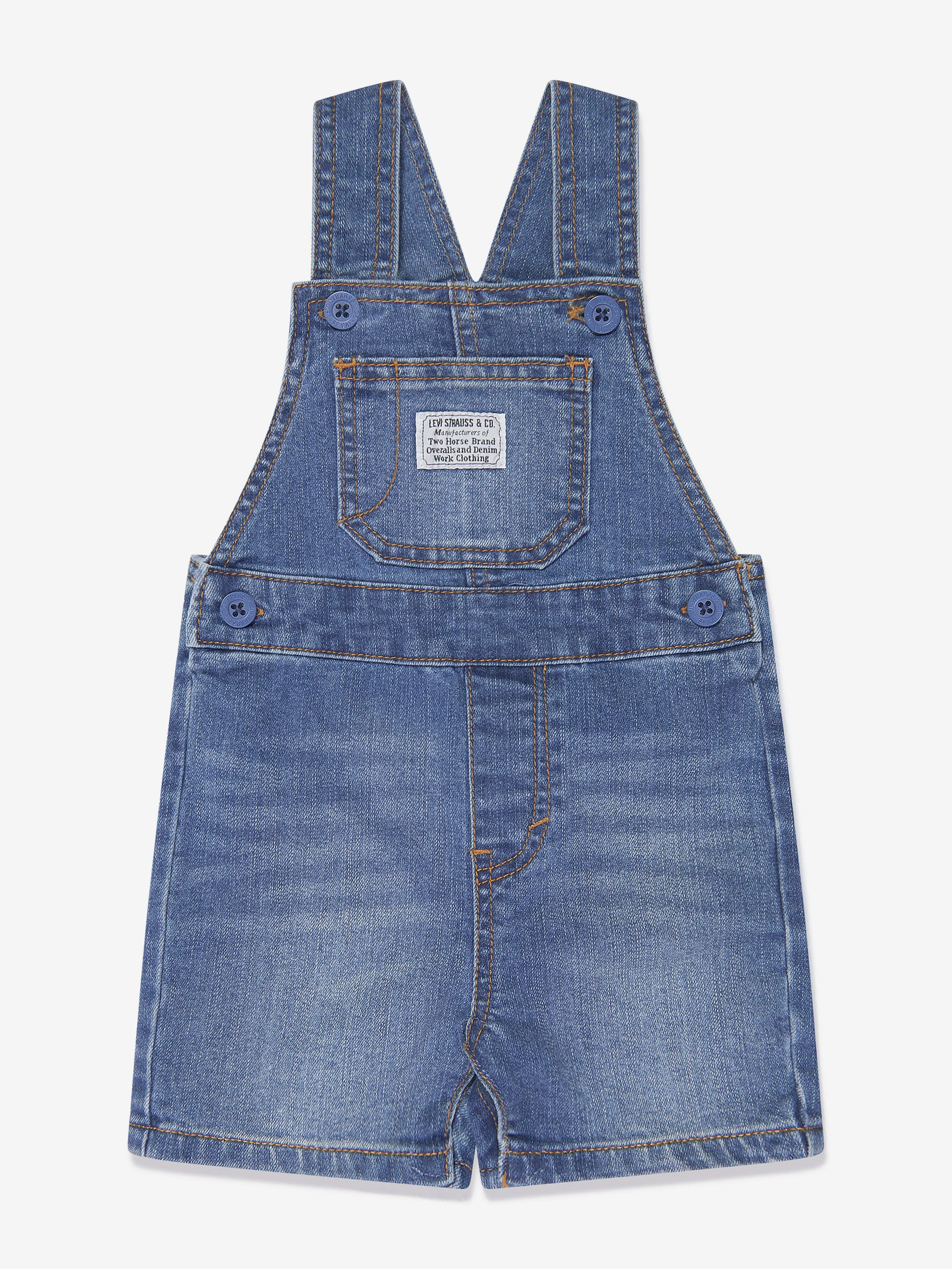 Levi's Baby Boys Racer Shortall Set in Orange