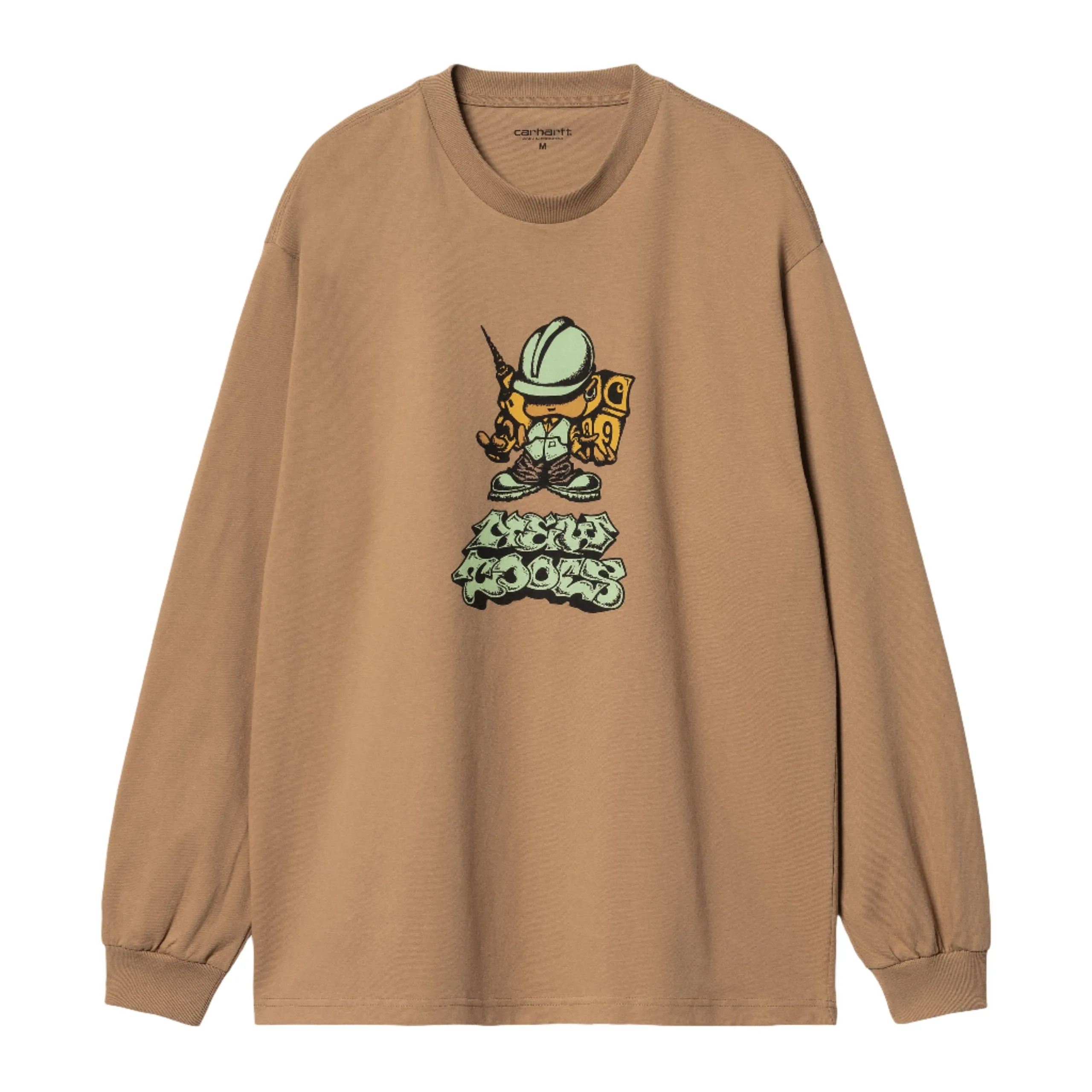 L/S DRILL BOY T-SHIRT PEANUT