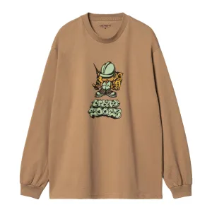 L/S DRILL BOY T-SHIRT PEANUT