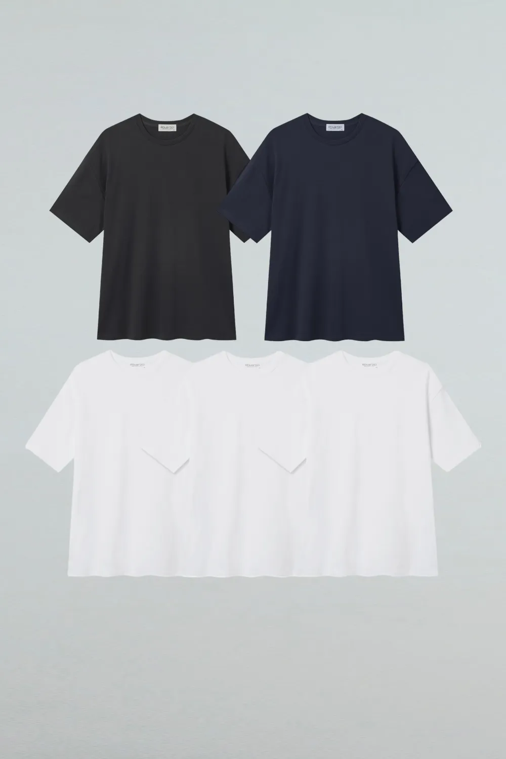 Luxe Comfort, Cotton Modal Blend Anyone Over Fit Short Sleeve T-Shirt Second Collection