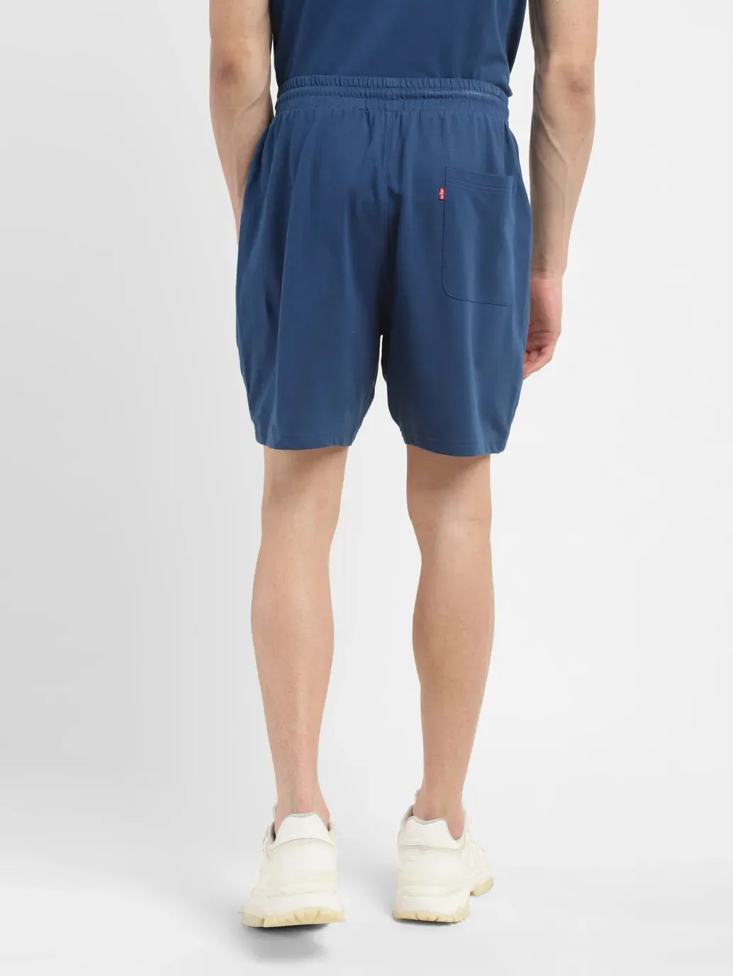 Men's Dark Blue Regular Fit Shorts