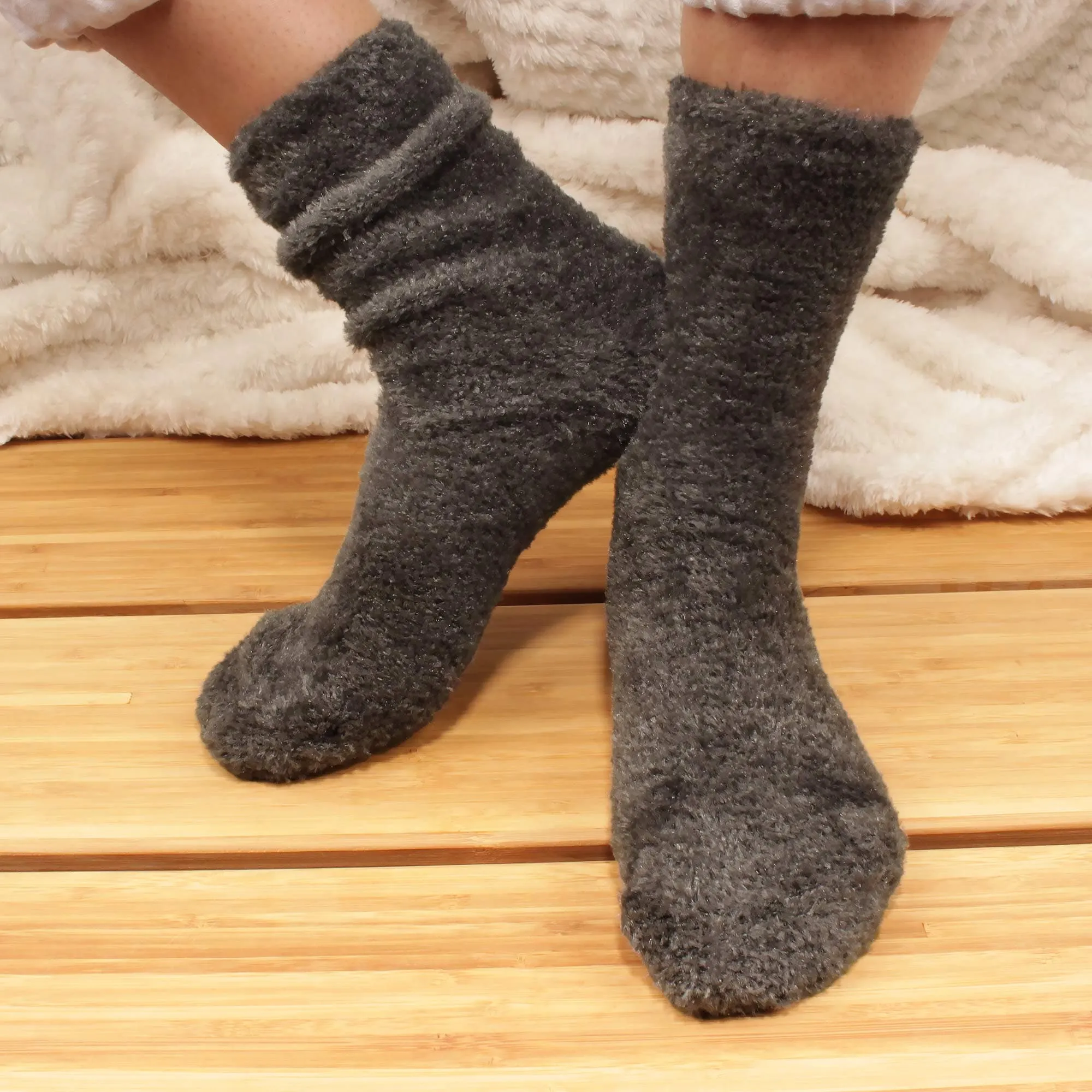 Men's Featherlight Fuzzy Socks