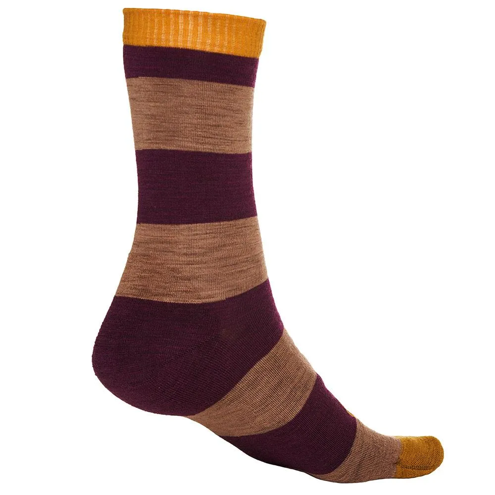 Merino Blend Everyday Socks (3 Pack - Wine/Red)