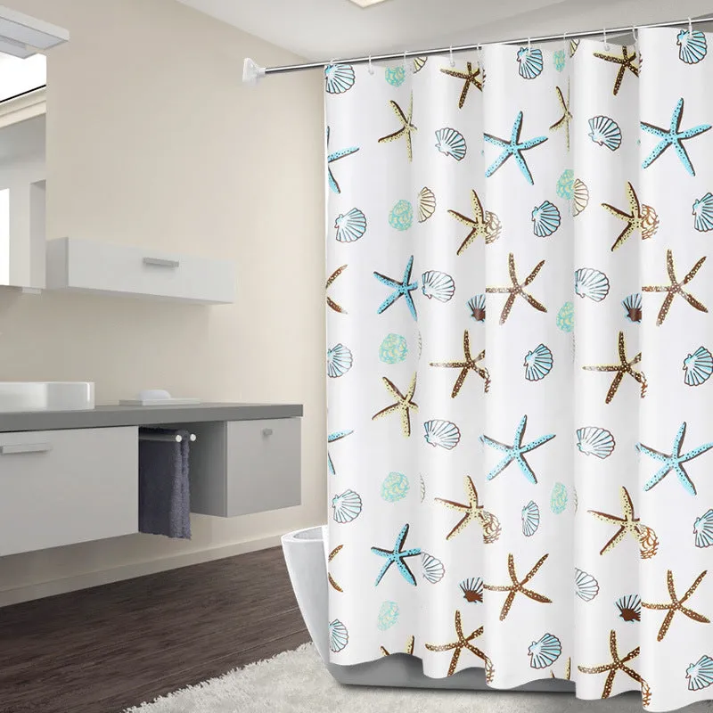 Mildew and Water Resistant Shower Curtain, HG0076